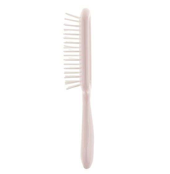 Гребінець для волосся Janeke Superbrush, порожнистий, Пудрово-бiлий (Італія) 100970 фото