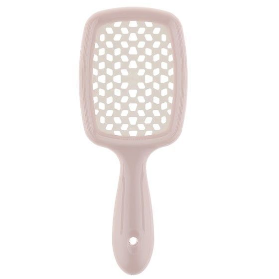 Гребінець для волосся Janeke Superbrush, порожнистий, Пудрово-бiлий (Італія) 100970 фото