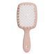 Гребінець для волосся Janeke Superbrush, порожнистий, Пудрово-бiлий (Італія) 100970 фото 5